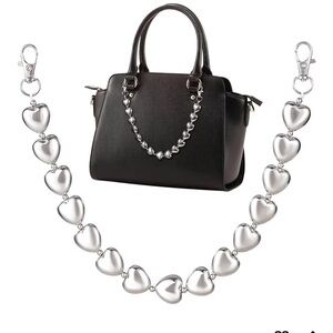 🆕 Heart Purse silver purse charm